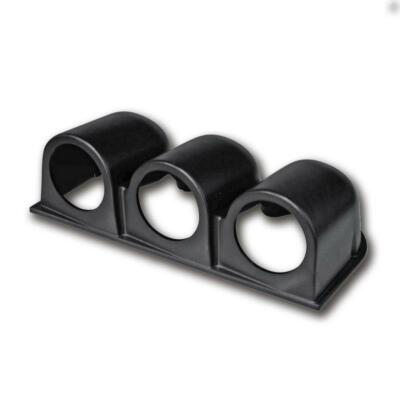 JOM Instrumententräger Instrumentenhalter 3 Fach schwarz für Armaturenbrett 52mm