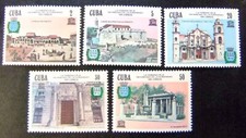 sCUBA Sc# 2820-2824  UNESCO WORLD HERITAGE SITES   Cpl set of 5    1985  MNH