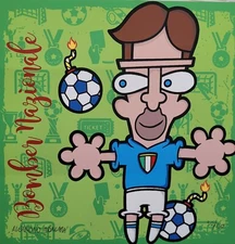 Aleandro Roncarà - Serigraphy - "National Bomber"