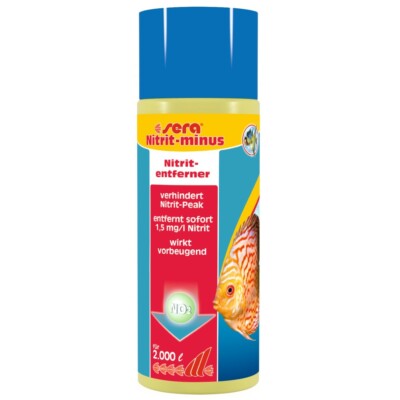 500 ml  sera Nitrit minus Nitritentferner Soforthilfe Süßwasser Aquarium 32302