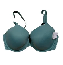 Women's Lightly Lined Semi-Demi Bra - Moss Flash Green 38D