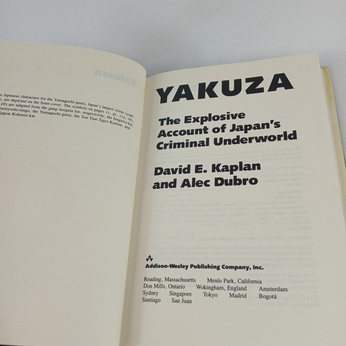 Yakuza by David E Kaplan and Alec Dubro 1986 First Edition Hardcover - Picture 9 of 14