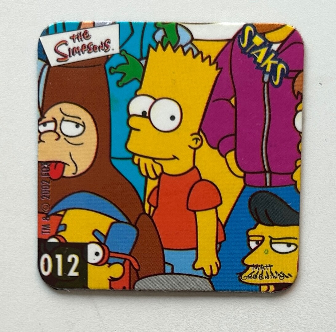 THE SIMPSONS STAKS - PANINI 2002 - Fridge Magnets - You Choose 1
