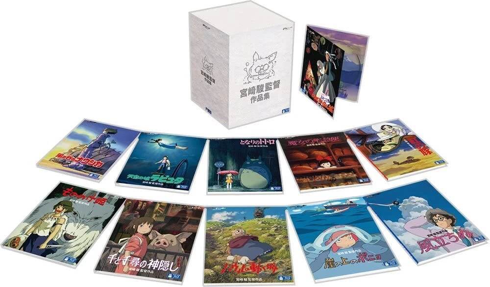 Complete Blu-ray Disc Box Studio Ghibli 11 Movies Works by Hayao Miyazaki