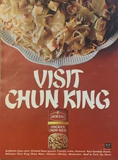 1970 Chun King Chow Mein PRINT AD Canned Oriental Meal - Visit Chun King VTG 70s