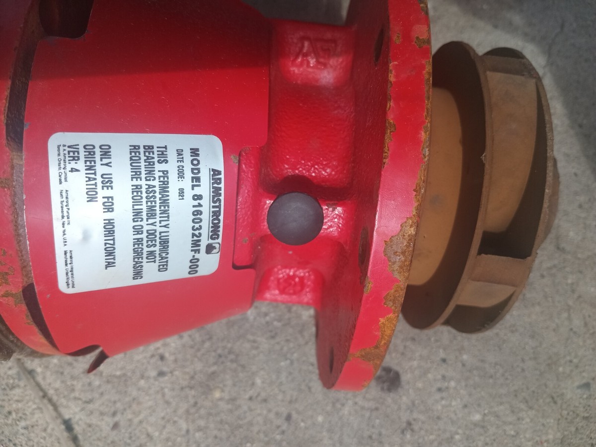 Armstrong 56B17D11009A ½ HP Single Phase Motor 116640-262 | eBay