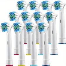 12 Pack Electric Toothbrush Replacement Heads Compatible with Oral-B Braun Brush