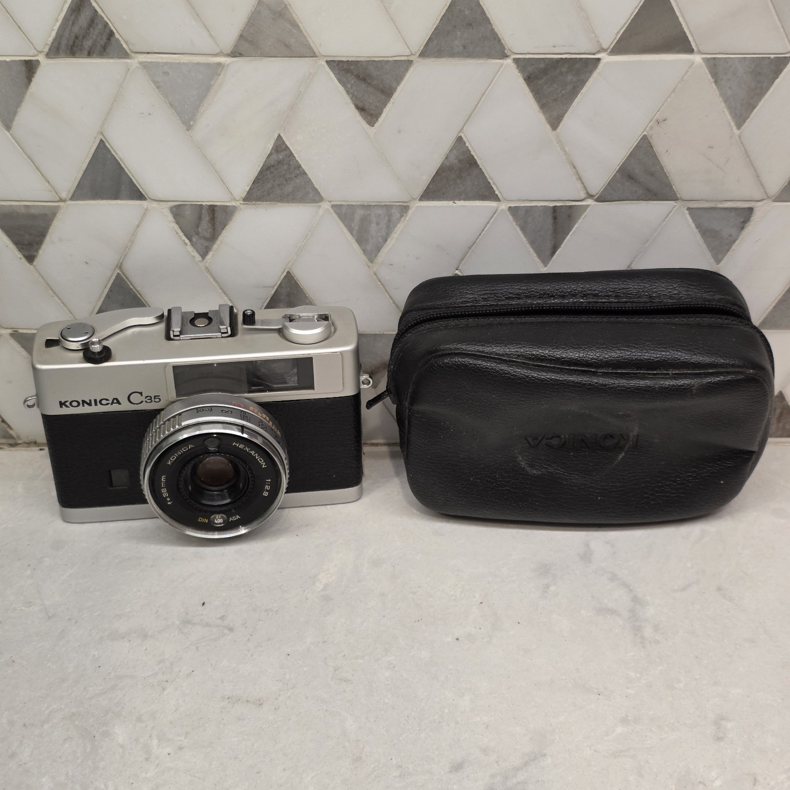 Konica C35 Automatic vintage camera equipment - eBay listing photo 2