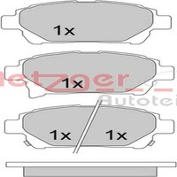 Metzger BremsbeläGe BremsklöTze Vorne FüR Toyota Prius Liftback _W2_ 1.5 1170586