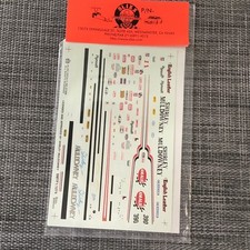 Slick Decals 1/25 77 World Champions Shirley Muldowney Waterslide Decals