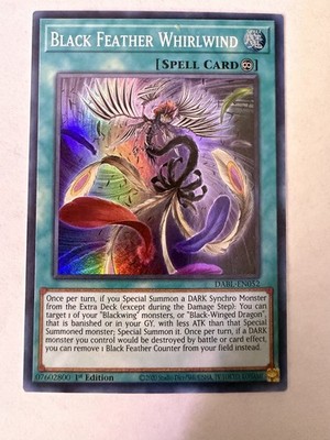 Yugioh - Black Feather Whirlwind - Super - 1st - DABL-EN052 - NM