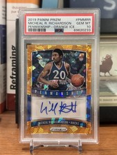 2019 Panini Prizm Michael Ray Richardson Penmanship Orange Ice Pm-mrr Psa 10 2019 Panini Prizm Michael Ray Richardson Penmanship Orange Ice Pm-mrr Psa 10