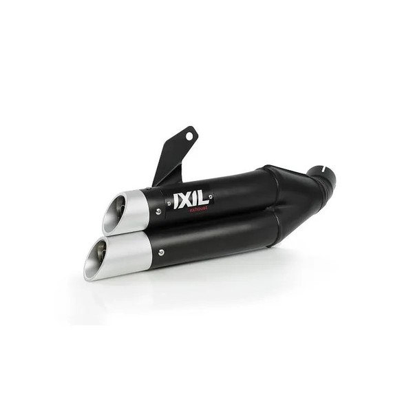 Ixil Hyperlow Endtopf Schwarz / Endkappe Alu Kawasaki ER-6 F (EX650A) 2006-08-image
