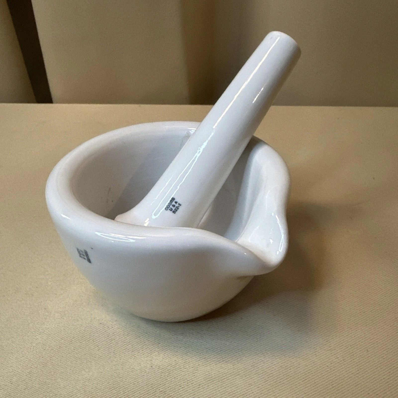 COORS USA MORTAR 522-1 AND PESTLE 522-1 APOTHECARY PHARMACIST EUC Set 1