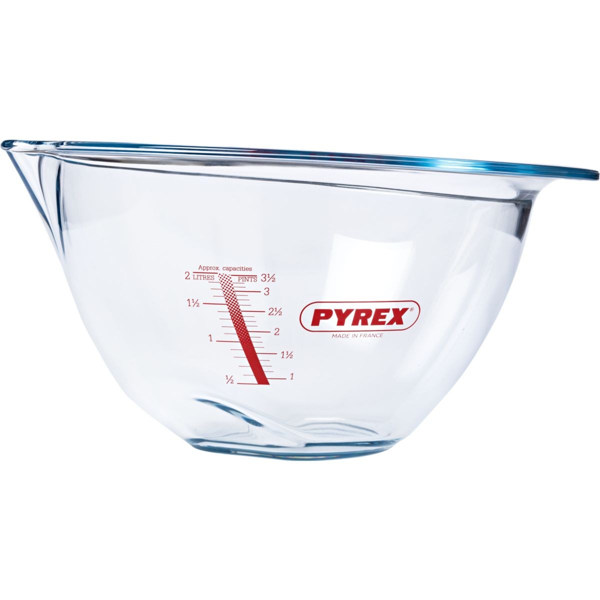 Saladier PYREX 4.2L Expert Bowl en verre borosilicate pour pâtisserie