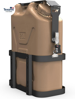 5 Gallon Water Container Mount Holder with Combination Lock, Steel Anti-Theft Br