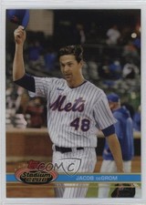 2021 Topps Stadium Club Chrome 1991 Design Variation SP Jacob deGrom #167 1dl2