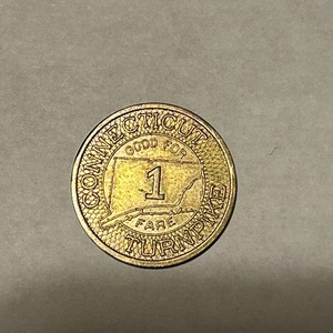 Connecticut Turnpike Transit Token  CT