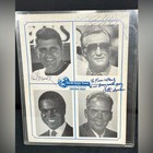 Otto Graham Signed Photo 8x10 Gale Sayers, Don Shula & Earl Morrall - AUTHENTIC