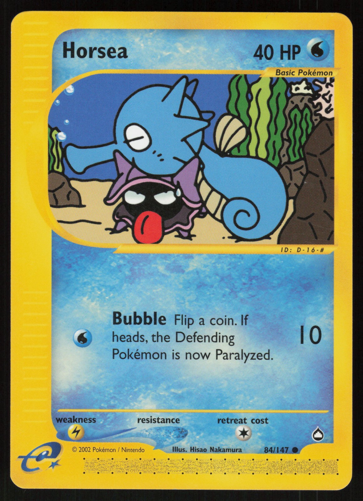 Pokemon Horsea (84) Common Normal Aquapolis 084/147 NM