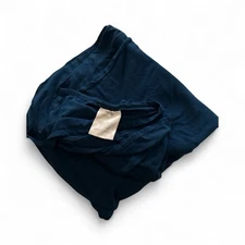 Posh Peanut Swaddle Blanket Teal Dark Blue Viscose Bamboo Baby