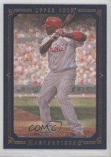 2008 Upper Deck Masterpieces Dark Blue Paper Framed 32/125 Ryan Howard #71 0j5