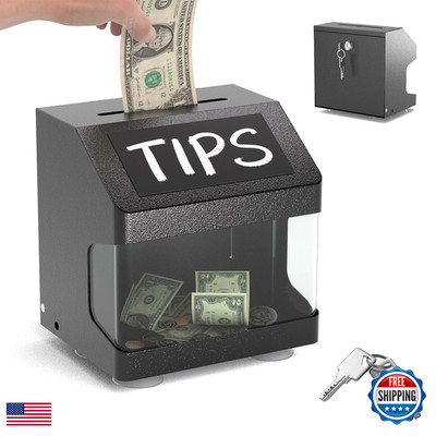 Pochar Metal Tip - Tip Jar Lock Keys - Suggestion Offering Prayer Voting Boxes