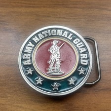 Vintage National Guard Belt Buckle Free Ship  