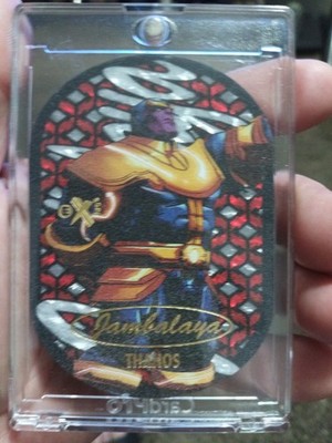 2022 Marvel Fleer Ultra Jambalaya Thanos Case Hit! Invest  