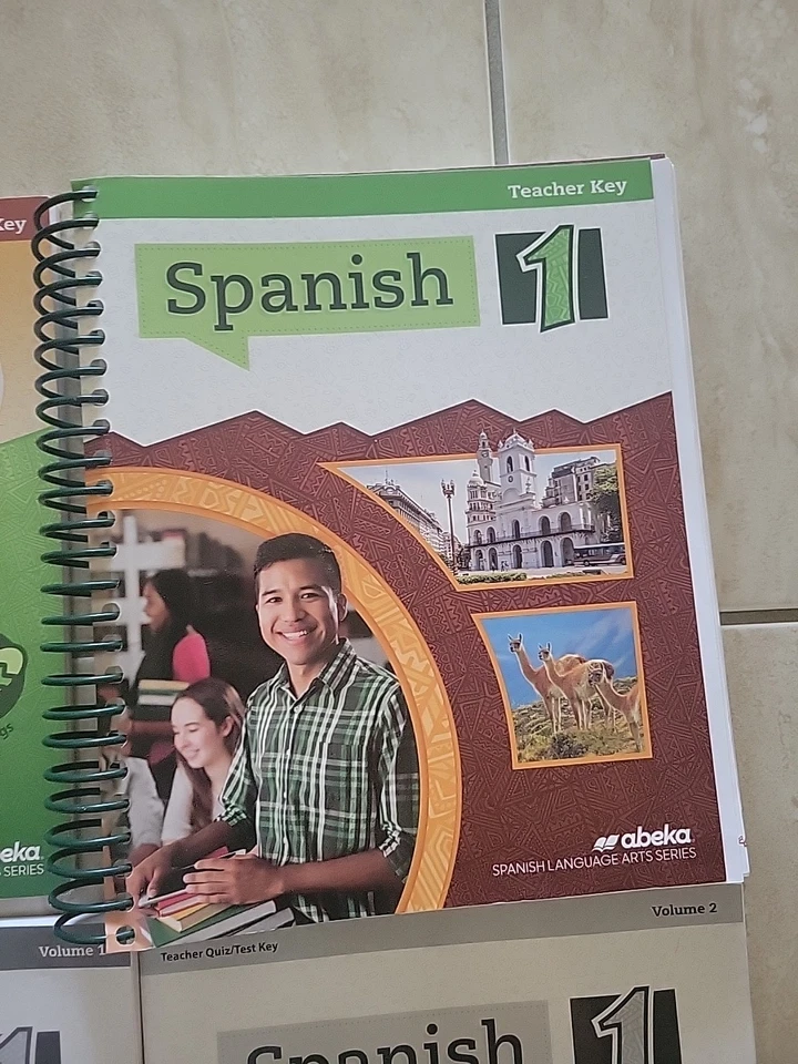 Abeka Spanish 1 Teacher Key, Oral Fluency Exercises, Quiz/test keys, Video Book. - Image 2 of 4