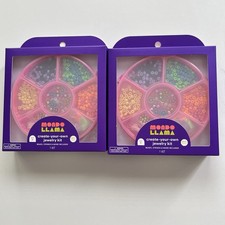 Mondo Llama Jewelry Making Kit 380 Pieces Beads Strings Craft Set Kids Set Of 2