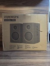 ZQMMSPK K40 60W Active Bookshelf Speakers White USB AUX RCA Boxed