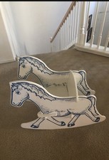 Mecedora de madera para niños diseño caballo
