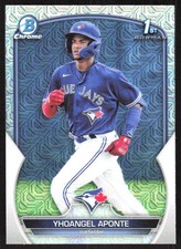 7344I 2023 Bowman #BCP-110 Yhoangel Aponte Chrome Prospects Mojo Refractors