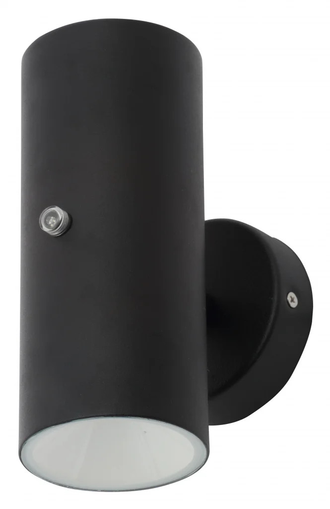 Outdoor Light Black Melo Double LED Spot IP65 4000K Photocell Zink