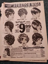 Sk156 Ephemera 1970s Advert USA Valmor Hair Styles Wigs Chicago 