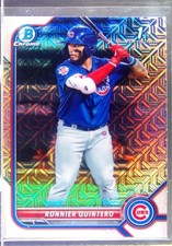 2022 Bowman Ronnier Quintero #BCP-124 Cubs Chrome Prospects Mojo Refractors