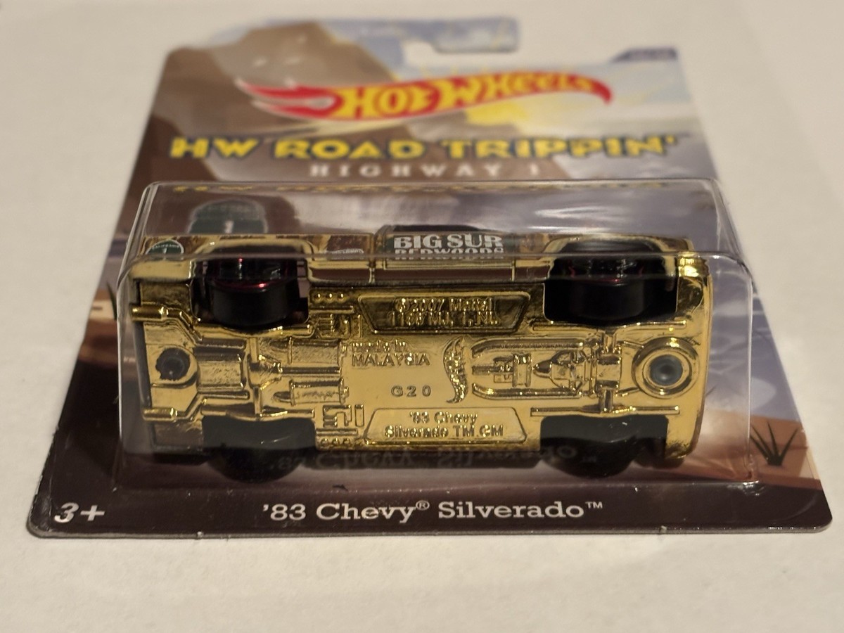 Hot Wheels HW Road Trippin' 83 Chevrolet Silverado 2013 Brown/Gold