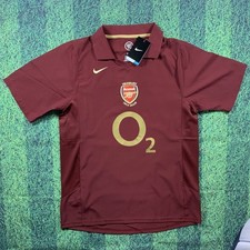 Thierry Henry Arsenal 2005/2006 Home Jersey - Retro Jersey - Mens Sizes - NWT