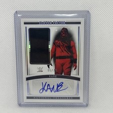 KANE 2024 NATIONAL TREASURES WWE CLUTCH FACTOR SIGNATURES JERSEY #d 05/75 CF-KNE
