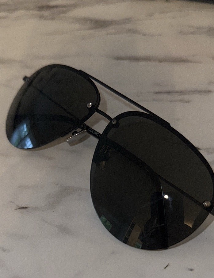 Occhiali da sole Saint Laurent Aviator Monogram CLASSIC 11 M nuovi