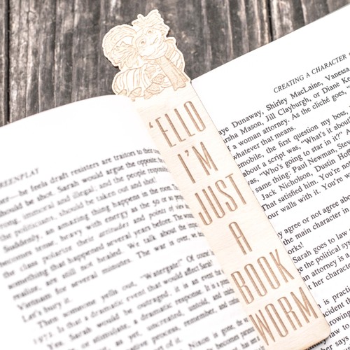 Bookmark - Ello I'm Just a Book Worm - Picture 3 of 8