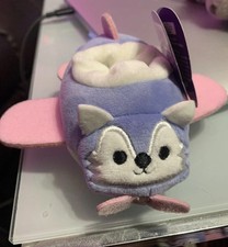 Squishville by Squishmallows Vehicles Purple Dog Plush Airplane  Accessory