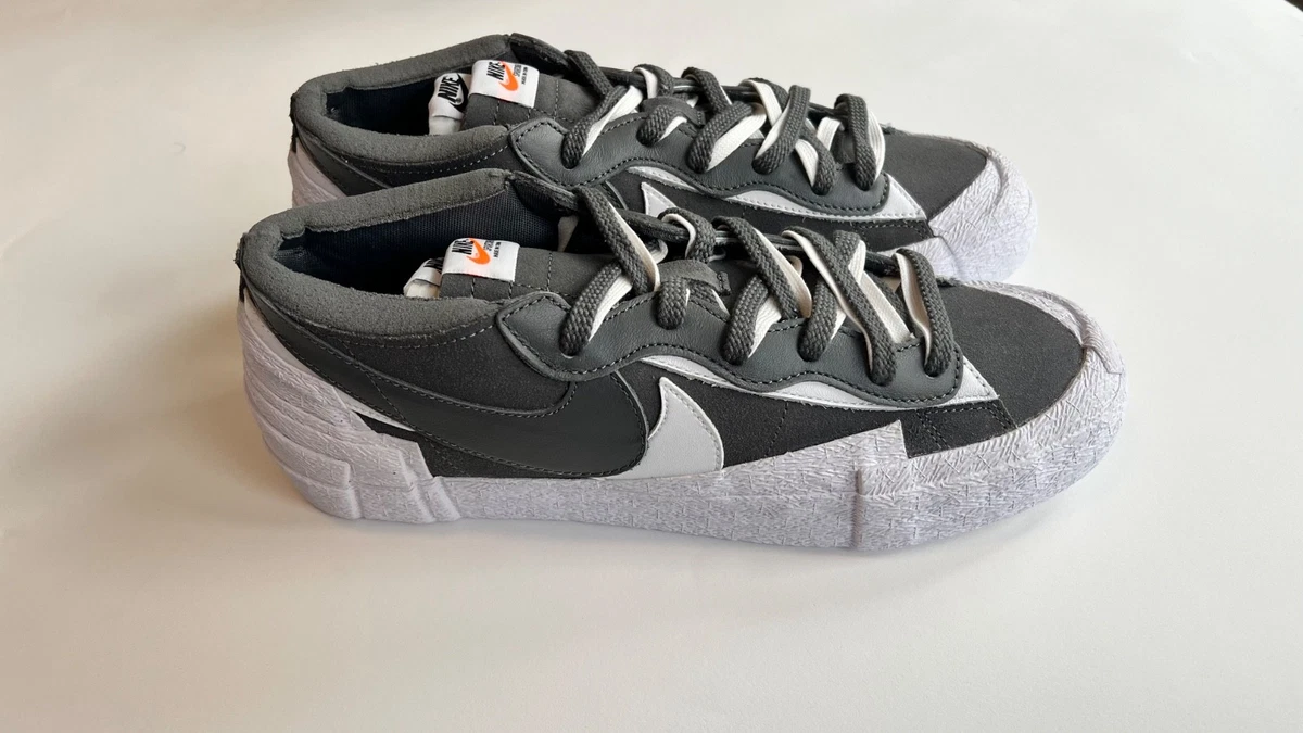 NIKE BLAZER MID/SACAI 6.5 UK ホワイト/グレー Nike sacai x Blazer Mid White Grey for Sale | Authenticity