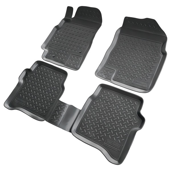3D Gummi Fussmatten Passend FüR Nissan Primera | P12 | Bj 2002-2007 | Passgenau-image