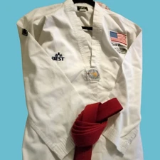 Taekwondo Uniform Jacket Gi Texas National Championship 2003 Olympic Costume M
