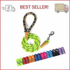 lynxking Rope Dog Leash 6 FT with Comfortable Padded Handle, Highly Reflective T