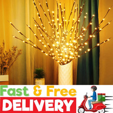 Bendable Twig Lights - 3 Pack with 60 LED Bulbs for Indoor and Outdoor Decor