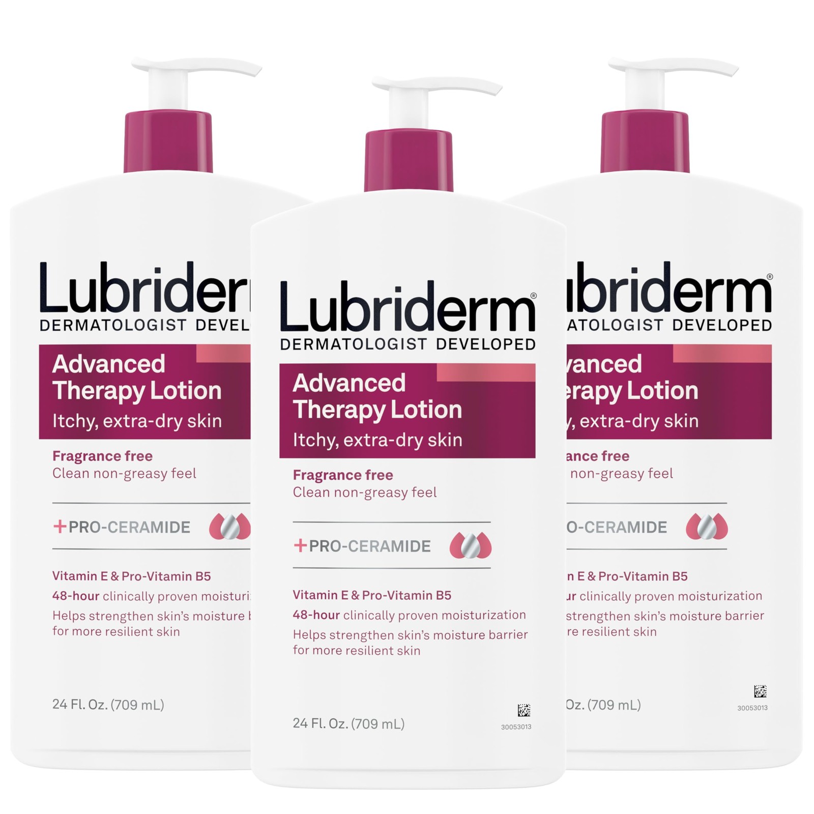 Advanced Fragrance-Free Moisturizing Lotion Enriched with Vitamins E & Pro-V B5