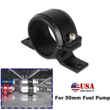 50MM Car Oil/Fuel/Gas Pump Mounting Bracket Clamp Holder Mounting Bracket Black
